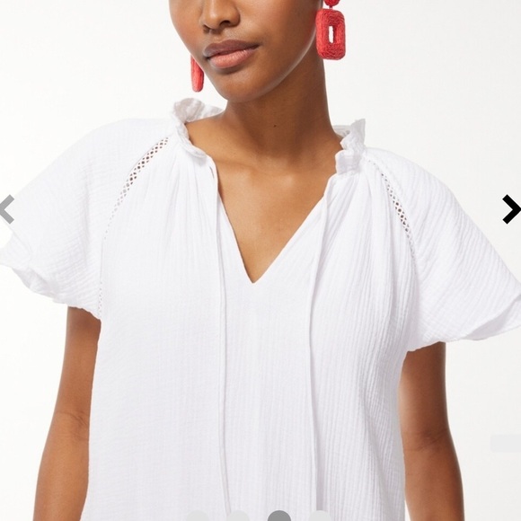 Chicos White Gauze Maxi Dress - Picture 4 of 14